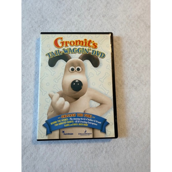 Other - Gromits Tail-Waggin DVD Wallace and Gromit Cracking Contraptions Aardman Kids